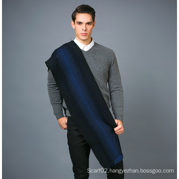 100% Men′s Wool Scarf in Solid Color Yarn Dye Wool Scarf